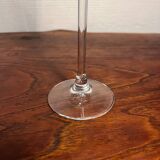 Coupe flûte verre à pied champagne cristal