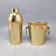 1960s Gorgeous Cocktail Shaker With Ice Bucket in Aluminium. Made in Italy