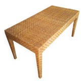 Rattan coffee table