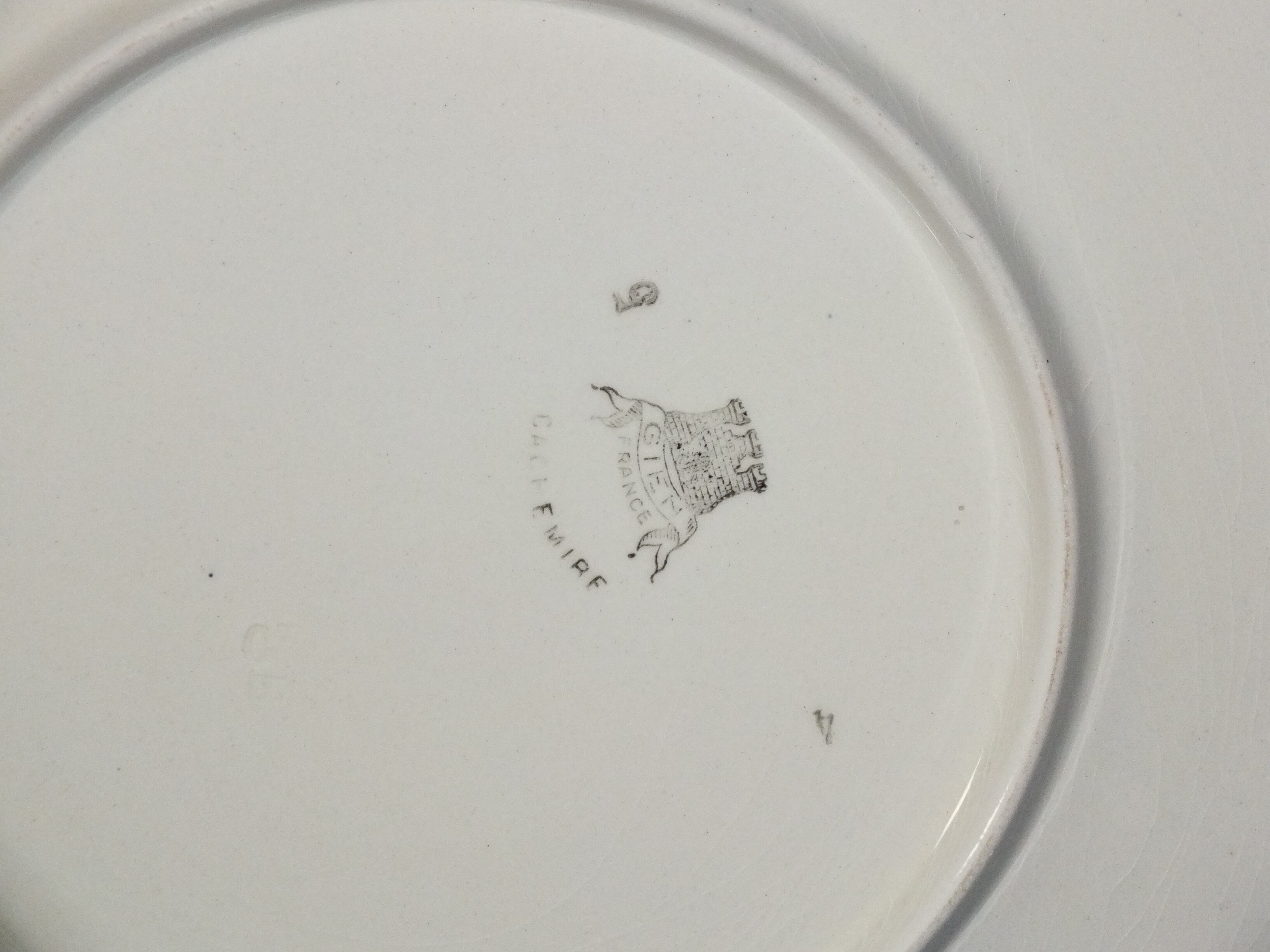 Gien pie dish decor Kashmir