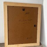 Vase with tulips signed