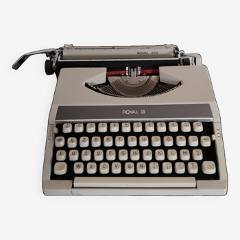 Machine à écrire Royal , fonctionnelle, ruban neuf