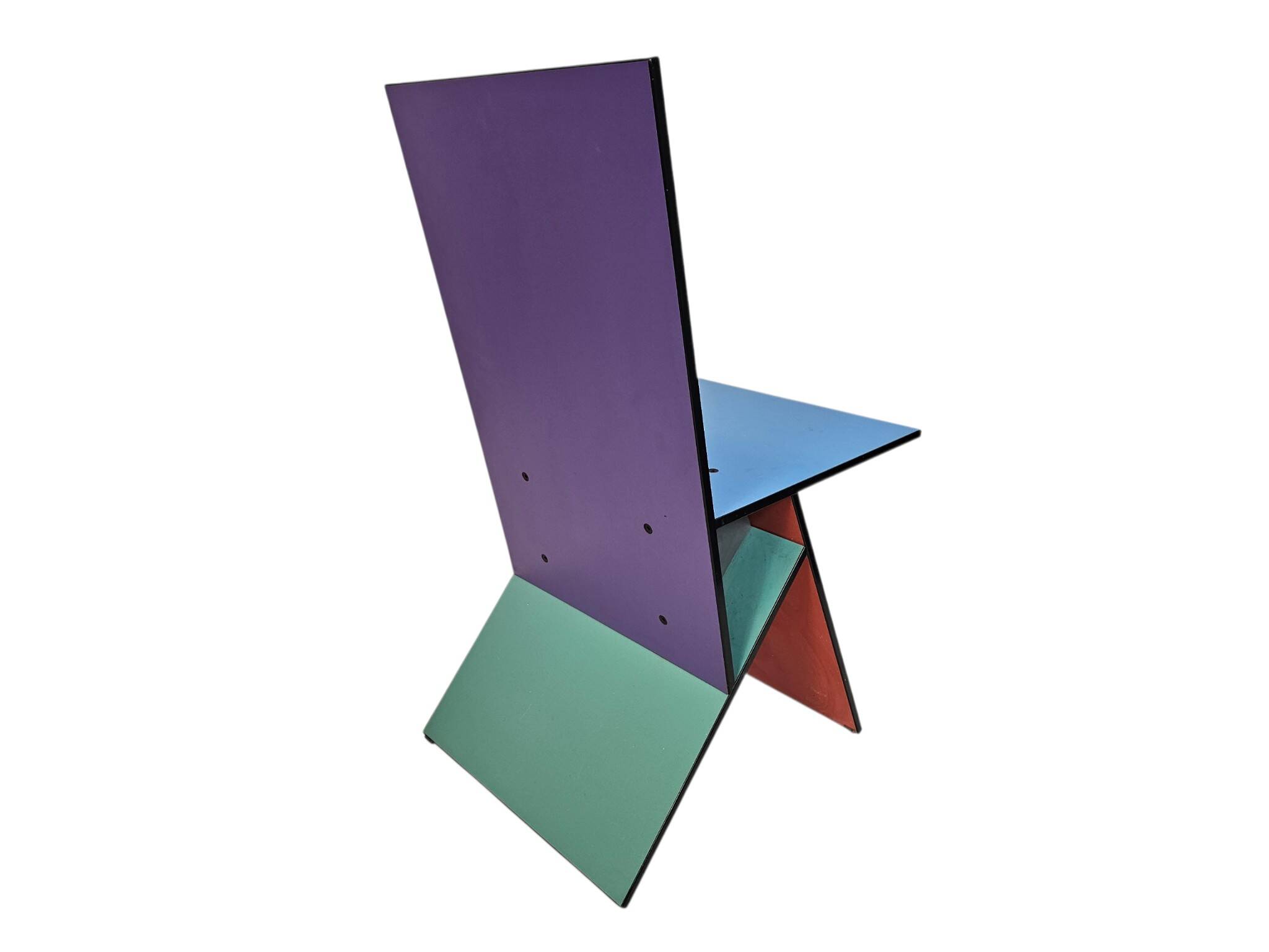 Chaise Vilbert style Memphis Milano conçue par Verner Panton pour Ikea