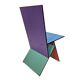 Chaise Vilbert style Memphis Milano conçue par Verner Panton pour Ikea