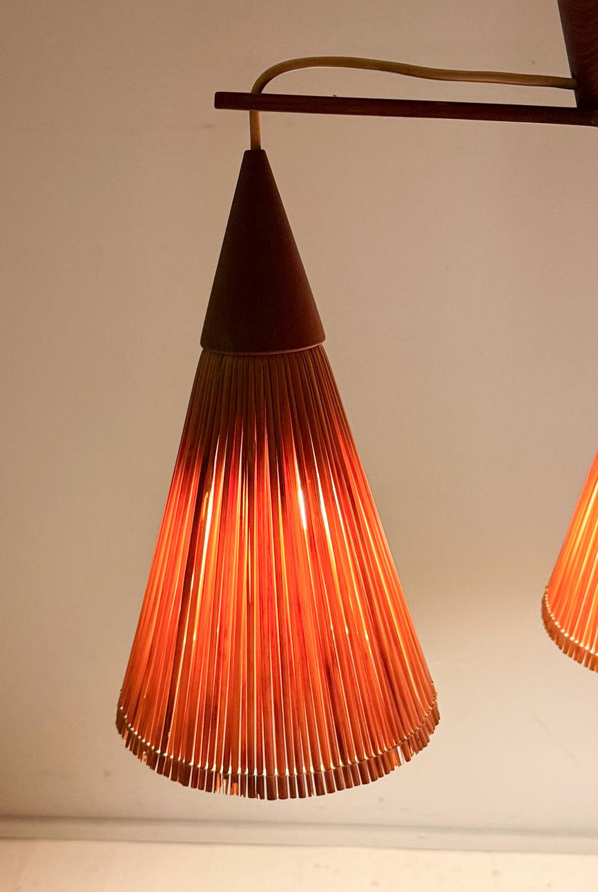 IB Fabiansen for Fog & Mørup, large ceiling lamp/pendant, 1960s, Denmark.