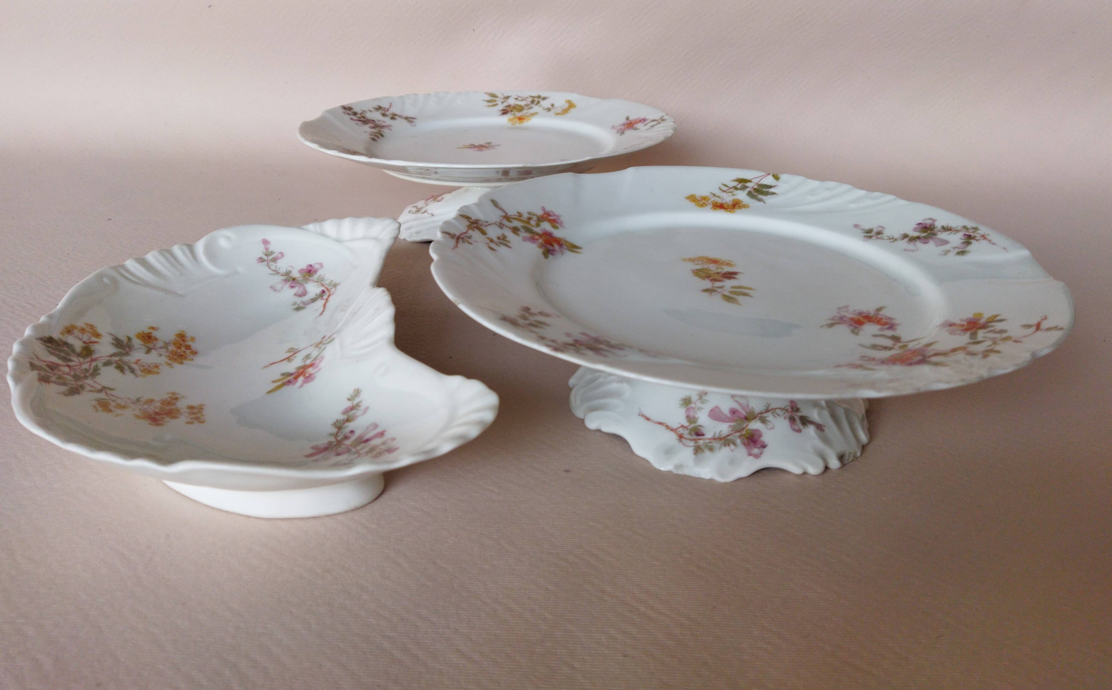 Porcelain mignardise service by Jean Pouyat (ca. 1900) Limoges