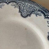 8 flat plates iron earth Salins, model Céline