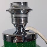 Pair of chrome glass table lamps Ikora WMF Art Deco Karl Wiedmann 1930