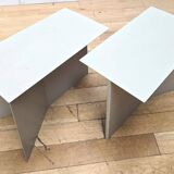 Pair of Slit side tables, Hay