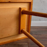 Vintage Czechoslovak Wooden TV Side Table by Nový Domov, 1970s