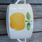 Vegetable soup decorated apple