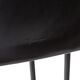 Set de 6 chaises en cuir noir par Studio Grassi & Bianchi pour Pellizoni Pasqualina 1980