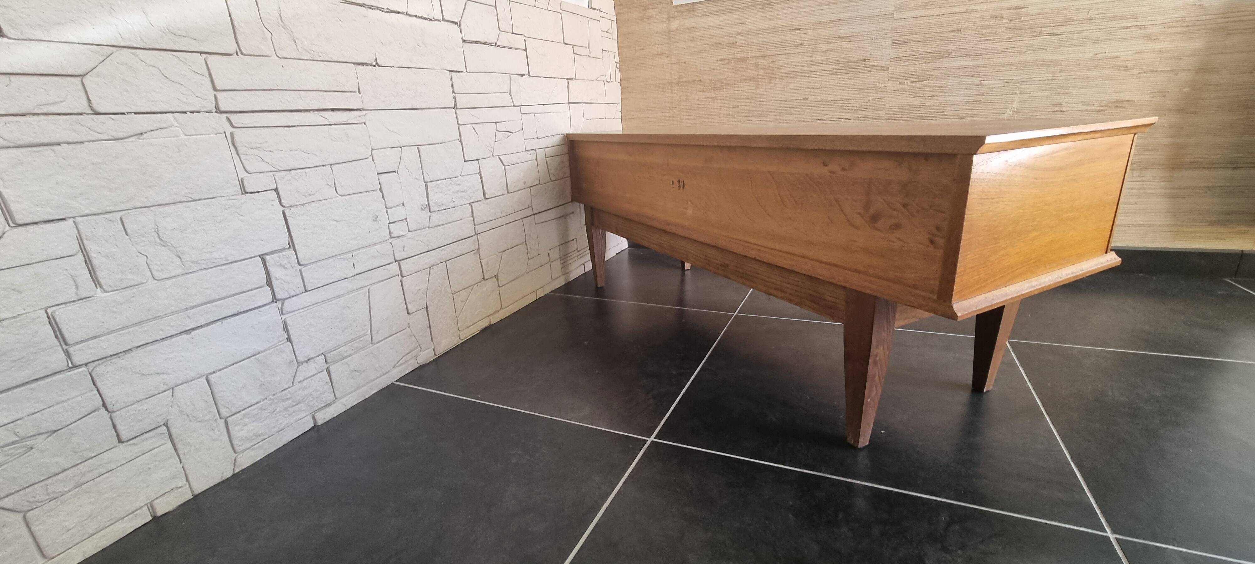 Small solid wood sideboard from the 70s.