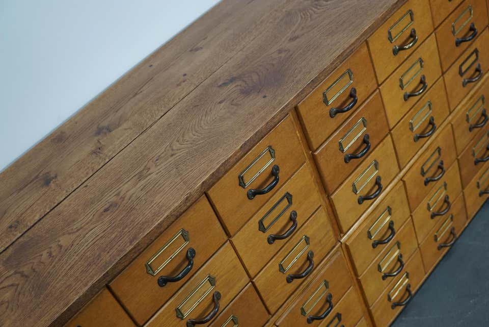Germany oak storage furniture circa 1950