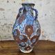 Filigree vase, ceramic, leather, enamel and metal, 19th century - Safi, Morocco