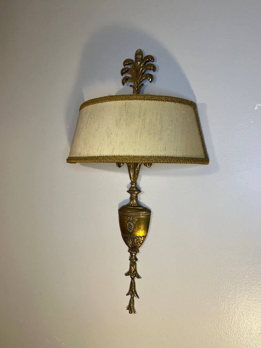 Large pair of wall sconces from the 20th century
