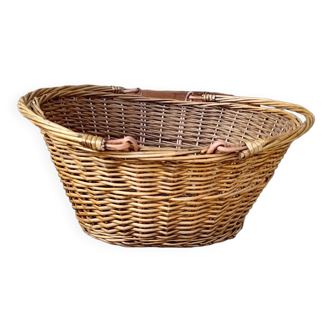 Handcrafted wicker basket