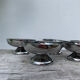 6 coupelles en inox 1970