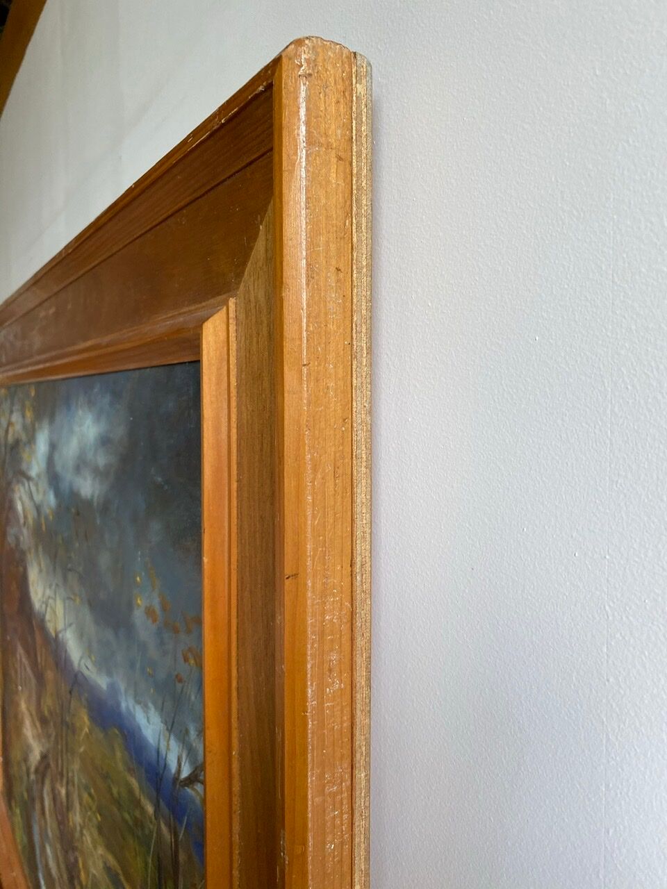 Painting, landscape by Guyard, circa 1960