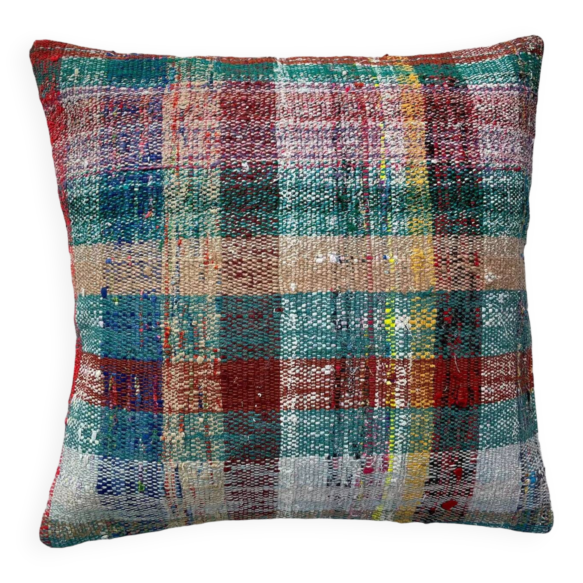 Housse de coussin Kilim turc vintage, 60 x 60 cm