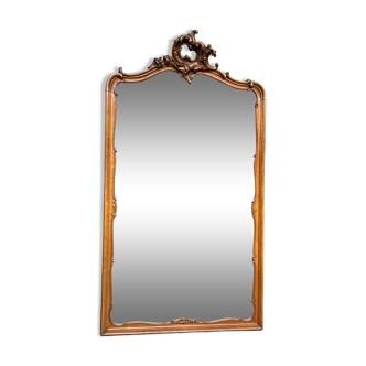 Rococo style castle mirror, 233x128 cm