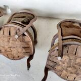 Fauteuils d'époque à retapisser