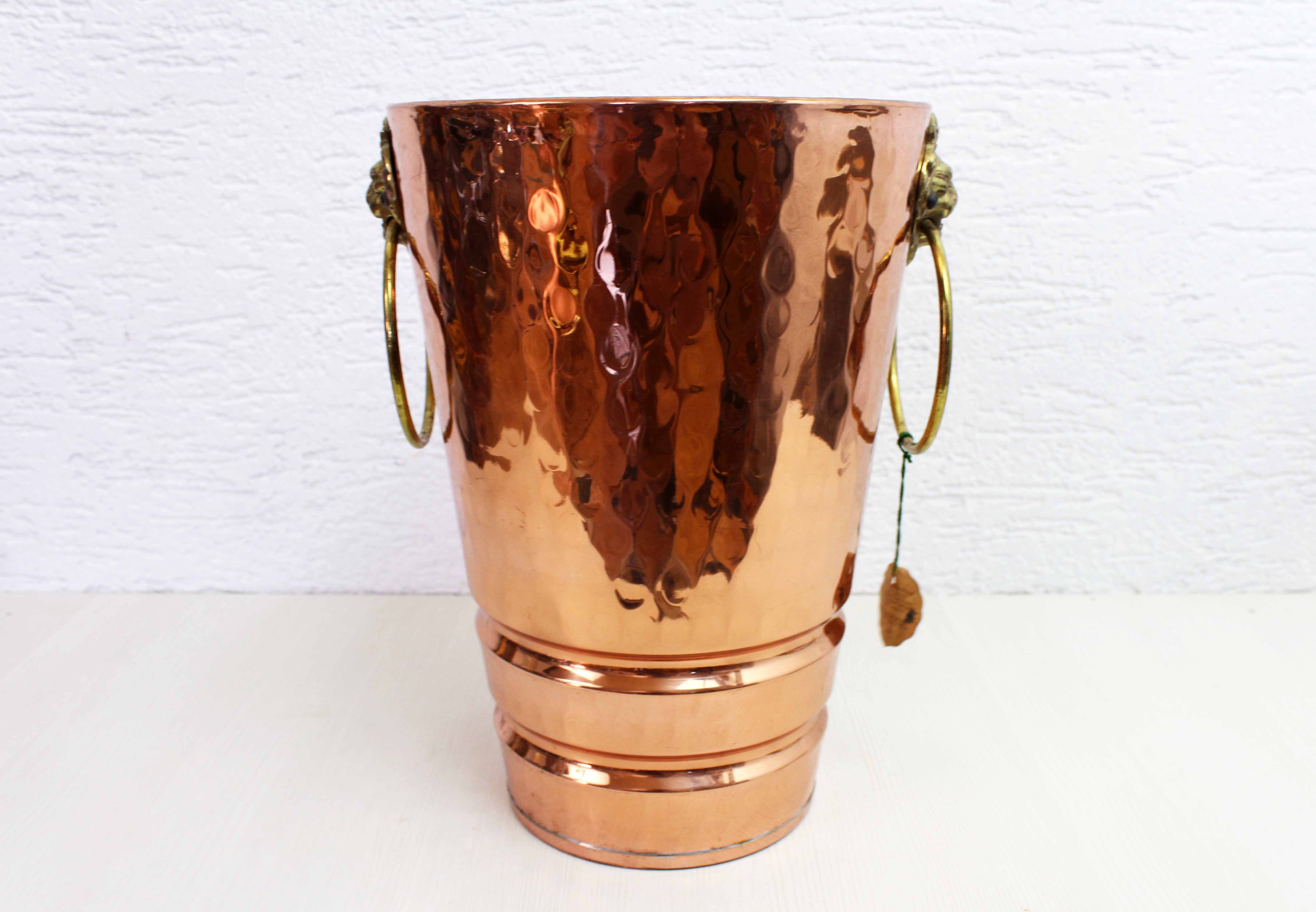 Lecellier copper and brass umbrella door