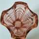 Vintage pink pressed glass vase – Windsor Rosaline model by Luminarc