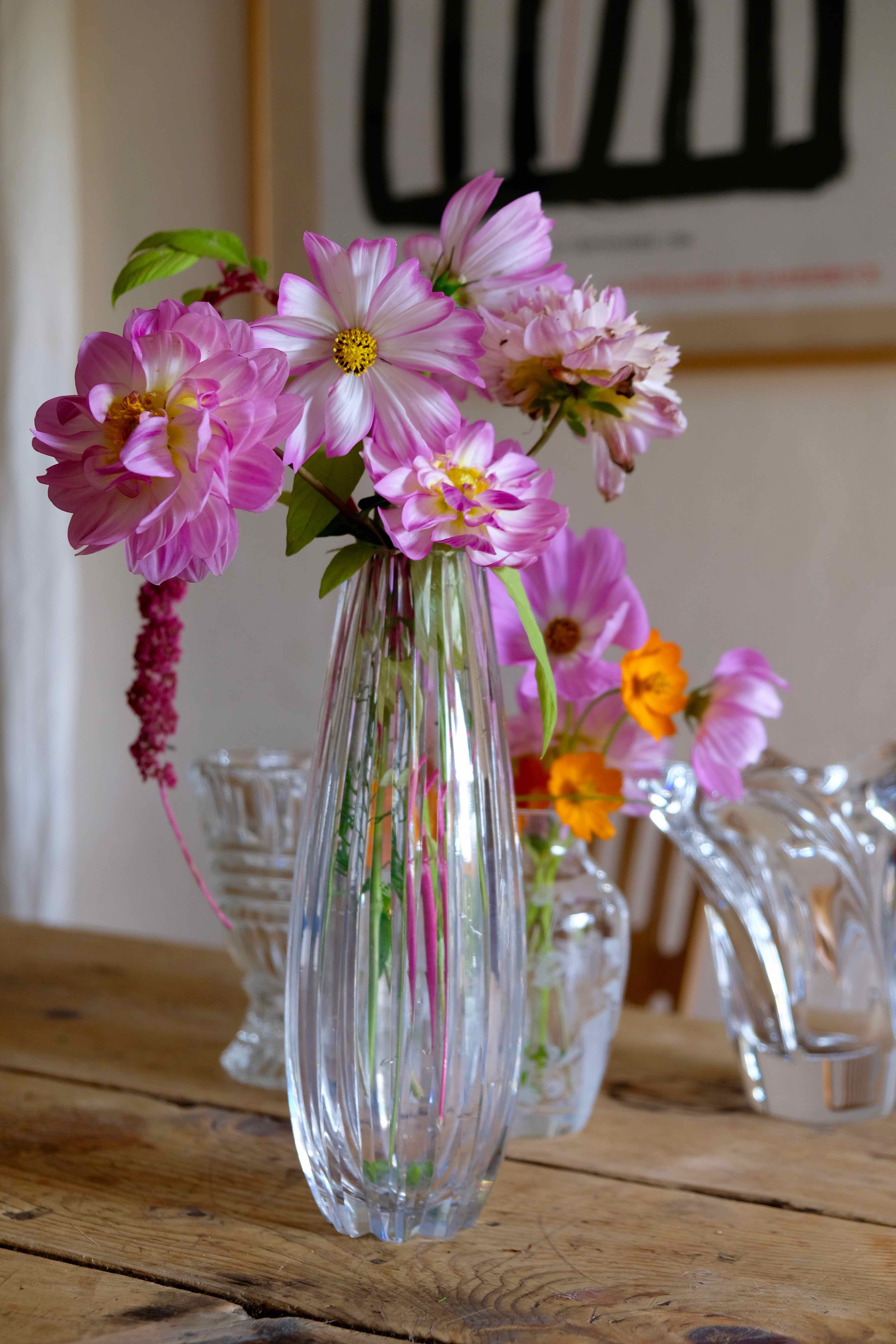 Vase cut crystal 50s