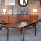 Johannes Andersen, table en teck et palissandre
