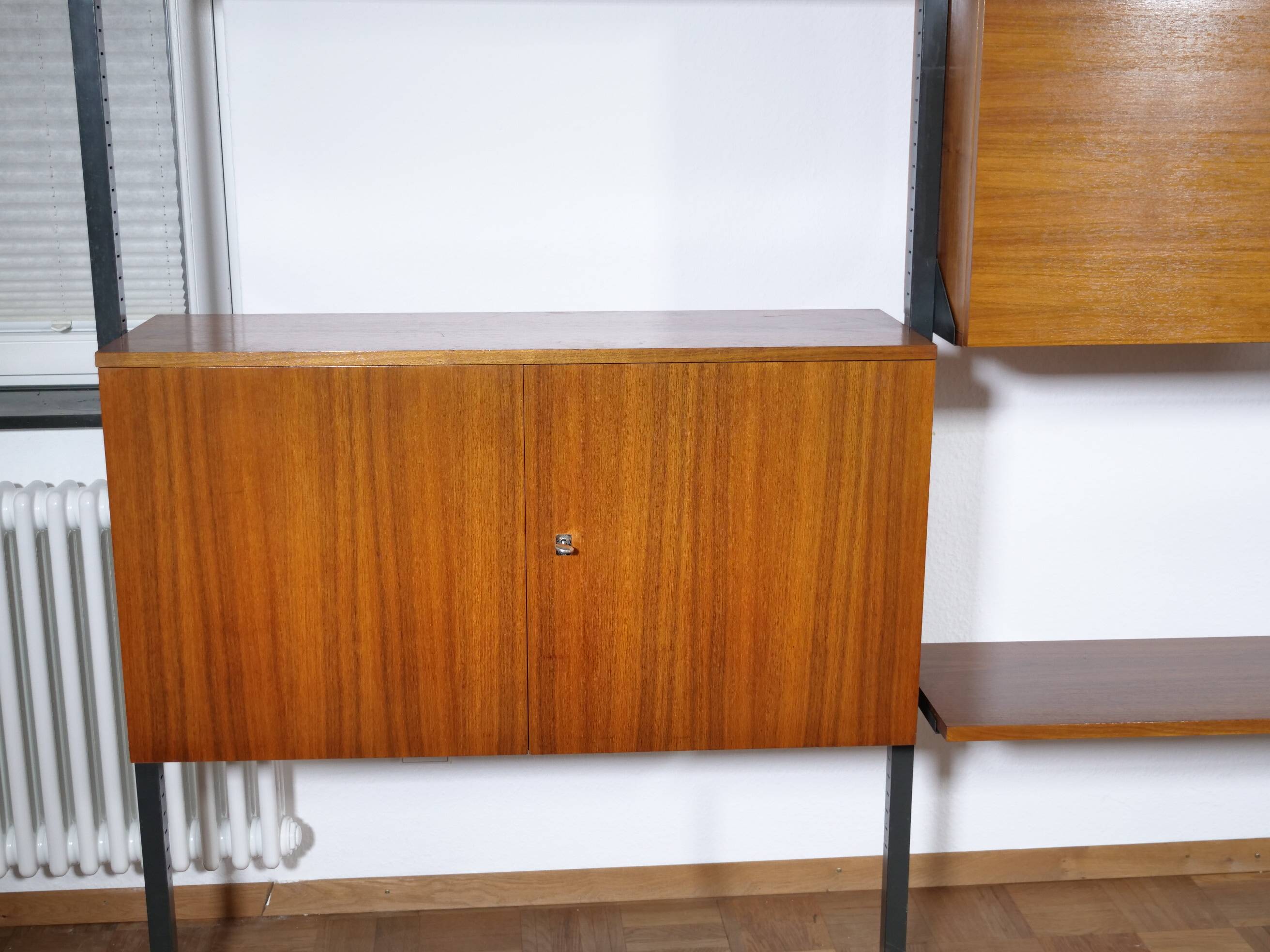 Mid-Century Teak Modular Wall Unit and Room Divider from Italy, 1960s