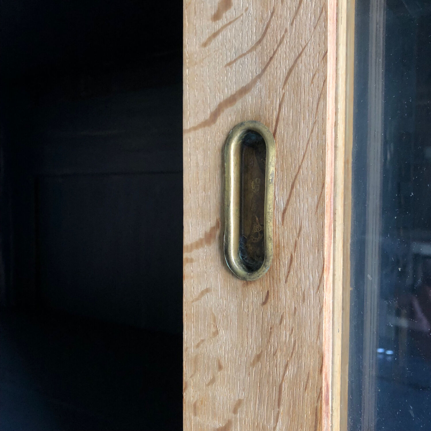 XL vintage oak bookcase