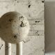 Travertine ashtray, E.Mari for Fratelli Manelli, design 1970