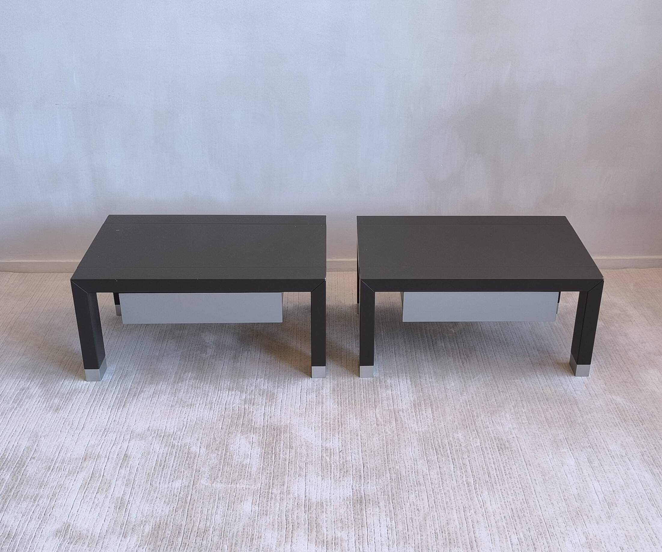 Very beautiful bedside tables lumeo by ligne roset designed by peter maly.