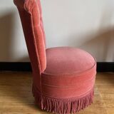 Mariette pink toad fireside chair