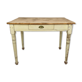 Early 20th century wooden work table or writing desk with original patina