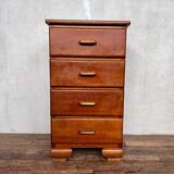 Vintage art deco weekly chest of drawers