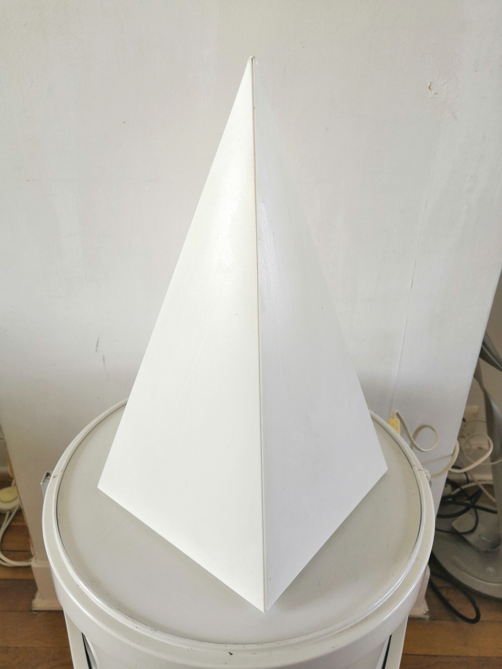 Pyramid lamp signed Woja Holland from the 70s