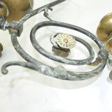 Bronze gas chandelier