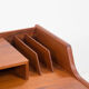 ‘model 56’ free standing teak desk by Arne Wahl Iversen for Vinde Møbelfabrik