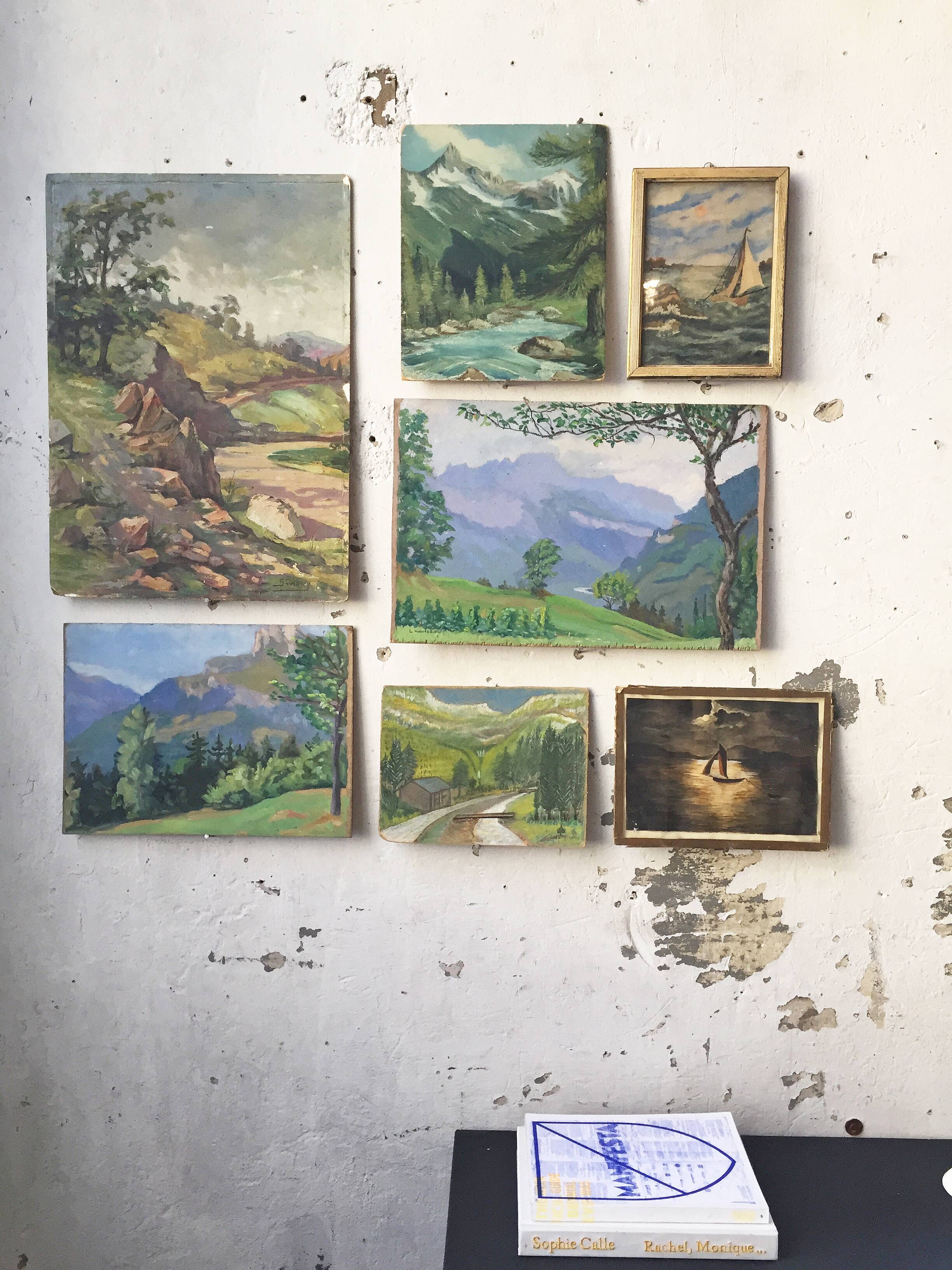 Watercolor framed painting