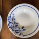 Hollow plates ceranord saint amand blue flower