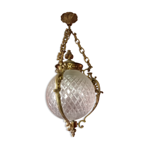 lustre ancien boule en