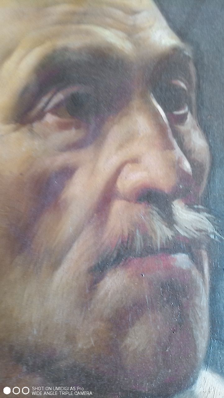 Portrait oil on panel