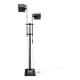 Adjustable Mid Century Floor Lamp by Pat Hoffman for Lucitalia 1970s