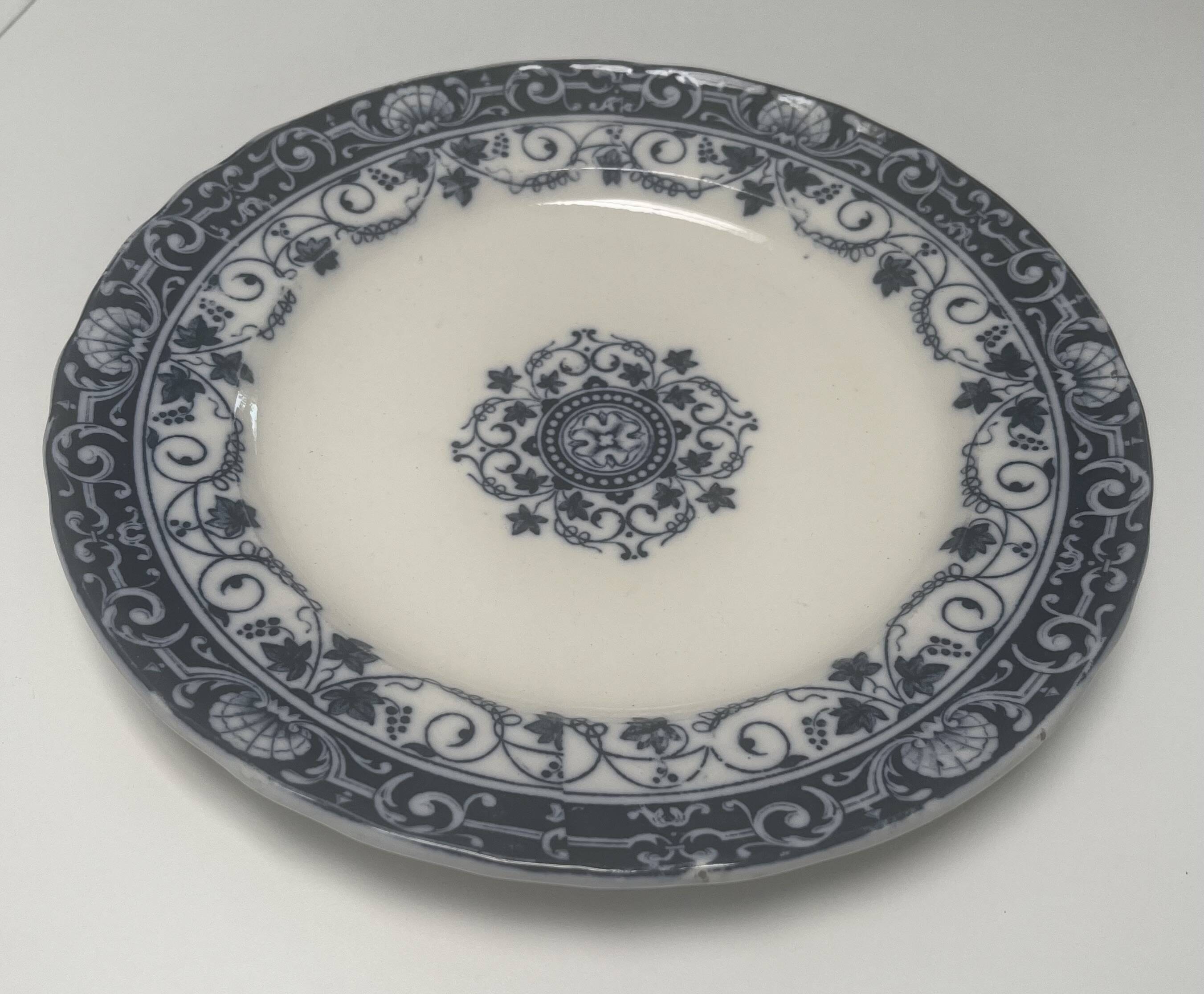 SET OF 12 PLATES - LOUIS XV SERVICE - MANUFACTURER JULES VIEILLARD