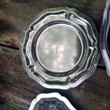 Small vintage platters and presentation forks