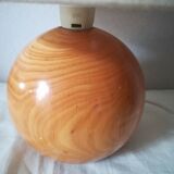 Wooden ball lamp