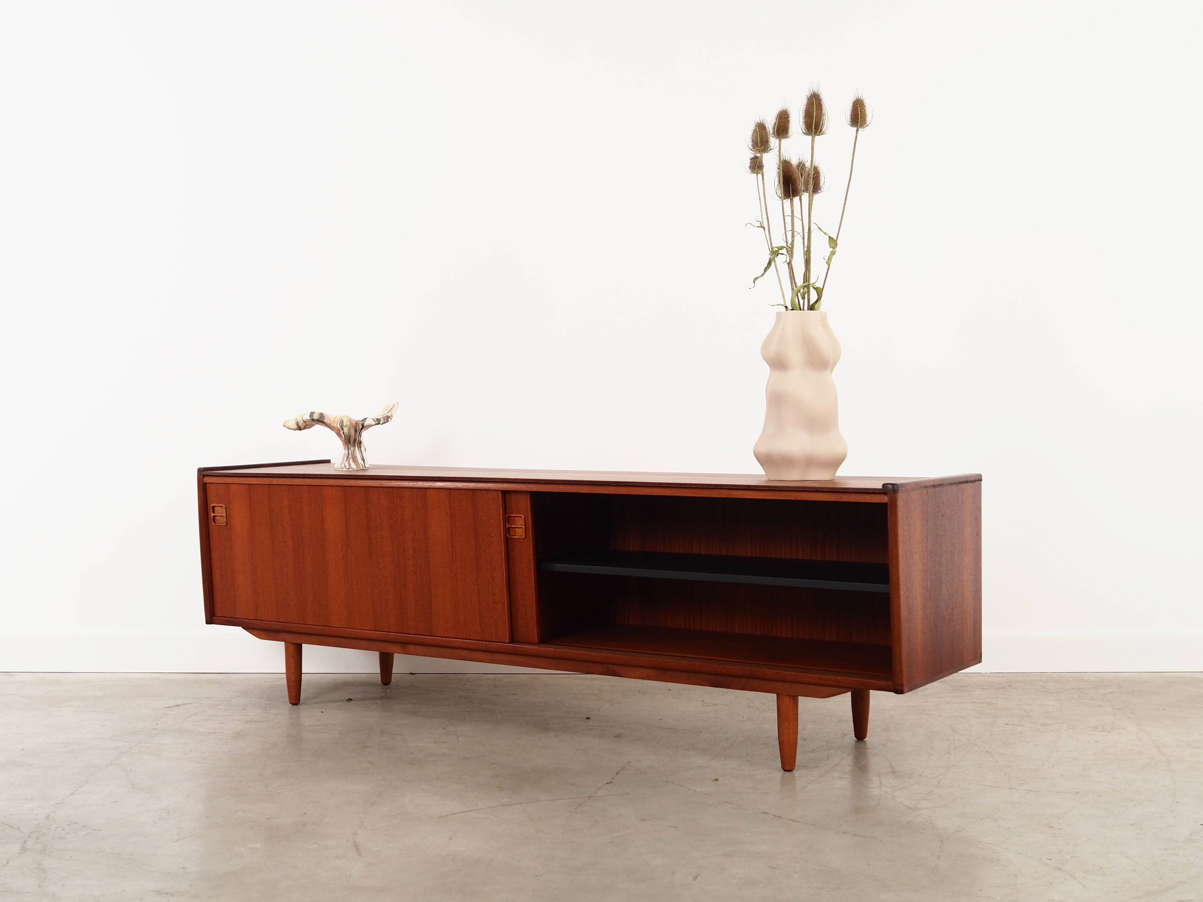 Teak sideboard, Danish design, 1970s, manufacturer: Aerthoj Jensen & Molhol