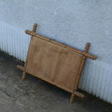 Bamboo-style mirror 57x41cm